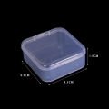 Transparent Box For Jewelry Packaging Transparent Storage Box Square Small Box PP Plastic Small Box Sample Box. 