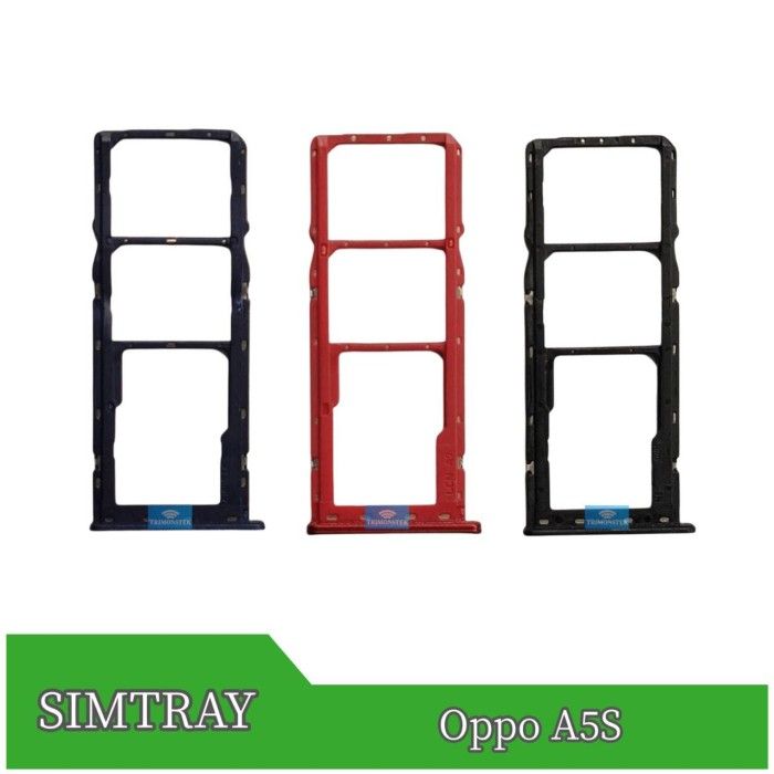 Oppo A5S Sim Tray Micro SD Card Slot with Sim Ejector Pin Replacement Part