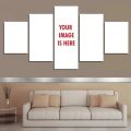 5 in 1 Piece Personalised Canvas Art With Your Own Photos Canvas Wall Art Custom Canvas Prints.