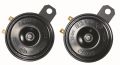 DENSO 12V Compact Full Power Tone Horn for Bike and Car (Made in Indonesia/China) - 2 Piece Set, High-Quality ABS Plastic.