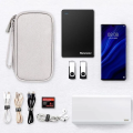 Portable Gadget Bag for Data Cable Mobile Power bank Earphone Organizer Storage Bag Travel kit Carry Bag Digital case Double Layer Digital USB Hard Disk Protection Bag. 