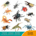 Cross-border static simulation insect model: spider, bull, praying mantis, butterfly, mosquito, insect, children's cognitive animal toys. 