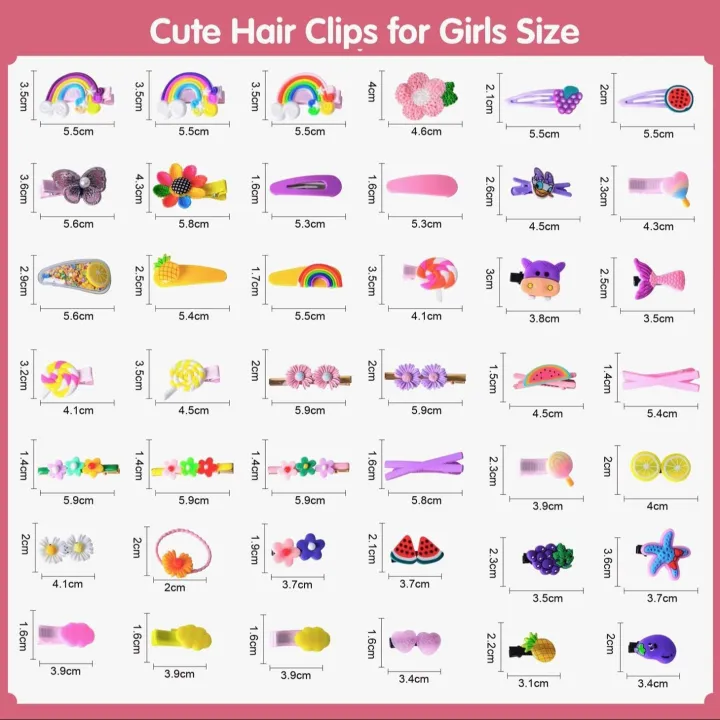 14%20Pcs%20Hair%20Clips%20Set%20Baby%20Hairpin%20For%20Kids%20Girls%20Toddler%20Barrettes%20Hair%20Accessories%20-%20Image%203