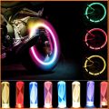 2PCS Bicycle Car LED Neon Tire Wheel Gas Nozzle Valve Glow Stick Light For Bike/Car/Motorbike.