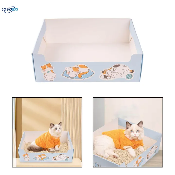 Cat%20Litter%20Tray%20Kitty%20Waterproof%20Travel%20Toilet%20Thick%20Blue39x29x12cm%20-%20Image%203