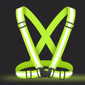 Reflective Vest Unisex High Visibility Adjustable Safety Vests Elastic Strip Security Traffic Night Working Running Cycling Vest.