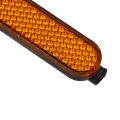 Electric Scooter Warning Reflector, ABS Scooter Side Wheel Cover Reflector for Repair. 