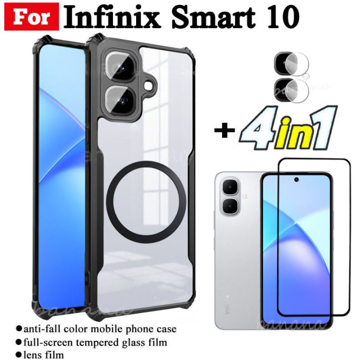 4%20in%201%20Infinix%20Smart%2010%20Shockproof%20Phone%20Case%20With%20Magnetic%20Wireless%20Charging%20Sticker%20For%20Infinix%20Smart10%20Smart%209%20X6725%20Anti%20Spy%20Privacy%20Full%20Coverage%20Tempered%20Glass%20S+Lens%20Film%20-%20Image%205