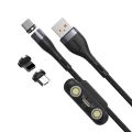 Baseus Zinc Magnetic Charge USB Cable 3 in 1 Micro/ Type-C / Lightning. 
