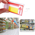 400Pcs Clear Plastic Label Holders for Wire Shelf Retail Price Label Holders Merchandise Sign Display Holder (6 x 4 cm). 