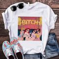 Kawaii Disney Princess Aesthetic Y2K T Shirt Women Dark Snow We Grunge Tshirt Graphic Vintage Cute Anime T-shirt Female. 