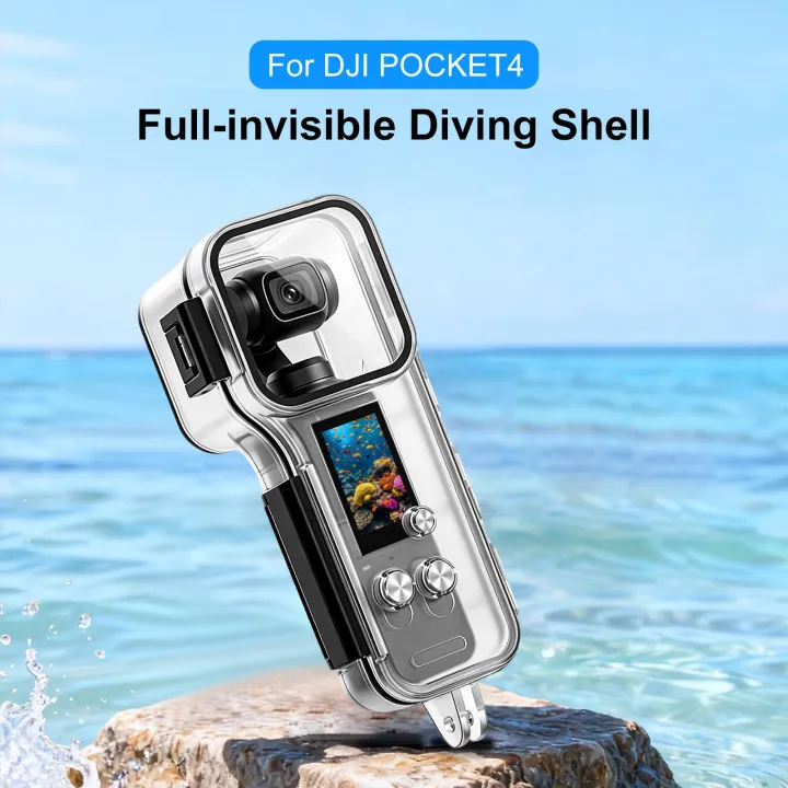 For%20DJI%20Osmo%20Pocket%204%20Gimbal%20Camera%2050m%20Diving%20Waterproof%20Case%20(Transparent)%20-%20Image%202
