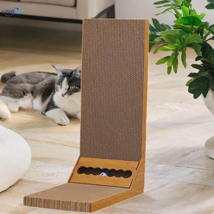 L%20Shaped%20Cardboard%20Cat%20Scratching%20for%20Indoor%20Cats%20Kitten%20Kitty%20-%20Image%206