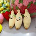Banana Shaped Plush Toy Cute Cartoon Stuffed Furit Pillow.