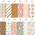 12Inch X 12Inch Cute Patterned Cardstock Scrapbooking Paper, Cardmaking Craft Paper Pack 24Pcs.