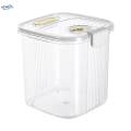 Rice Storage Containers Transparent Locking Lid for Flour Pet. 