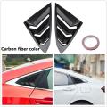 16-17 Honda Civic Sedan Rear Quarter Panel Side Window Louvers Vent Pair ABS #3. 