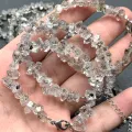 1Pc Pakisten Herkimer Diamond Bracelet Natural Crystal Real Stone Reiki Gemstone Hand Chain For Jewelry Healing DIY Mother Gifts. 