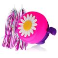 Kids Funny Bicycle Bell And Rainbow Streamers Daisy Flower Horns Bike Children Girls Cycling Ring For Handlebars. 