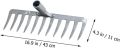 Grass Mowing Rake Planting Tool Bow Rake (11 teeth) 1 Pcs. 