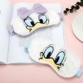 Anime Disney Mickey Mouse Blindfold Soft Plush Sleep Eye Mask Minnie Figure Eye Mask Plush Doll Sleep Mask Help Sleep Plush Mask. 