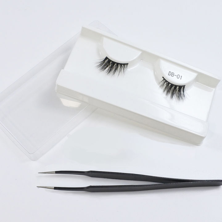 3D%20Short%20Mink%20Lashes%20Faux%20Cils%20Foxy%20Eye%20Winged%20Lashes%20Natural%20Half%20Lashes%20Cateye%20False%20Eyelashes%20Makeup%20-%20Image%205