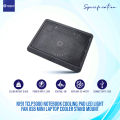 Laptop Cooler N191 TCLP3000 Notebook Cooling Pad LED Light Fan USB Mini Laptop Cooler Stand Mount.