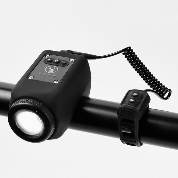 2-in-1 front light 250Lm speaker 1200mAh waterproof remote control