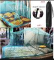 Smart Adult Mosquito Net with stand size 3.5/7 feet Lazy Single Bed Foldable Washable Magic Net Mosari -Portable stylish Mosquito Net.