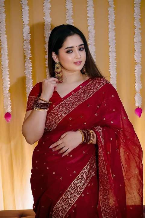 Afsan Print Exclusive Cotton Saree for Women
