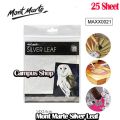 Mont Marte Imitation Silver Leaf 14×14cm – 25 Sheets.