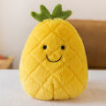 New fruit series plush toys pineapple, strawberry, watermelon doll, wedding throwing doll, grab machine doll, wholesale.