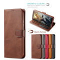 【Lejia】For Samsung Galaxy S6/S6 Edge/S7/S7 Edge/S8/S8 Plus/S9/S9 Plus/S10/S10/S10 5G/S10 Lite/S20/S20/S20 Ultra Magnetic Flip Leather Cover Causing.