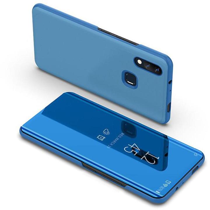 Mirror Flip Flip Cover For Samsung A10s Mirror Smart View Flip