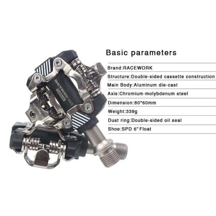 RACEWORK%20DEORE%20M8100%20Pedal%20Self-locking%20Pedal%20Ultra-light%20Mountain%20Bike%20Lock%20Pedal%20with%20SH-51%20Locking%20Clip%20Racing%20Cycling%20Parts%20-%20Image%204