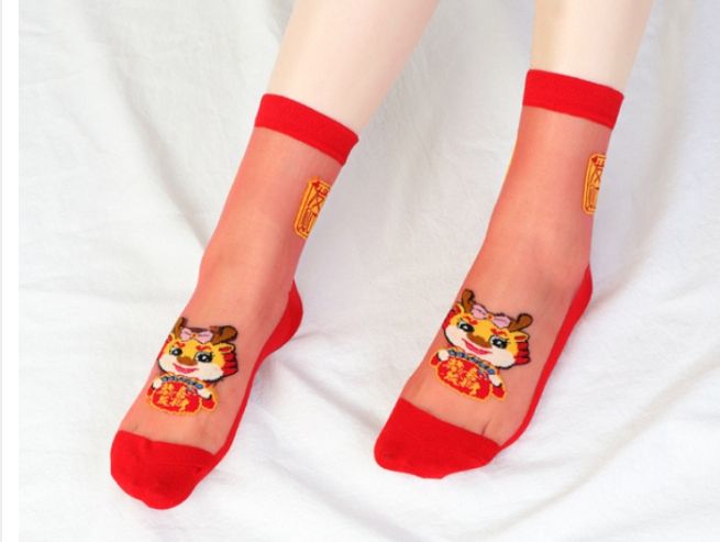 women's and girl's cotton bottom crystal socks