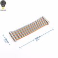 【The road to happiness Store】20cm 40 PIN Way Rainbow Ribbon Cable for Raspberry Pi B / B+.