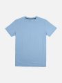 Men’s Primark Comfortable Solid Cotton T-Shirt – Sky. 