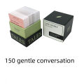 GC 150 Pcs Life Story Interview Kit Cards, Family Conversation Cards With 3 Stages Of Life, Get To Know Parents And Grandparents For Family Pictionary Game.