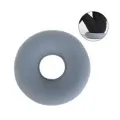 Inflatable Pile Ring Pad Donut Pillow Vinyl Rubber Seat Medical Acne-Black. 