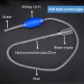 Aquarium Clean Siphon Vacuum Water Change Gravel Cleaner Fish Tank Pump Filter 143cm. 