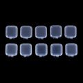 1/10/20/50Pcs Mini Clear Plastic Small Box Jewelry Earplugs Storage Box Case Container Bead Makeup Clear Organizer Gift.
