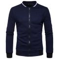 Men Fashion Sports Zipper Casual Long Sleeve Slim Jacket.