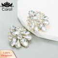 Carat Wedding Party Ear gs Sparkling Rhinestone Geometric Stud Ear gs for Women Elegant Ear Jewelry for Prom Parties Geometric Ear gs. 