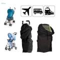 Stroller Travel Bag for Airplane, Durable Waterproof Stroller Bag Cover Black. 