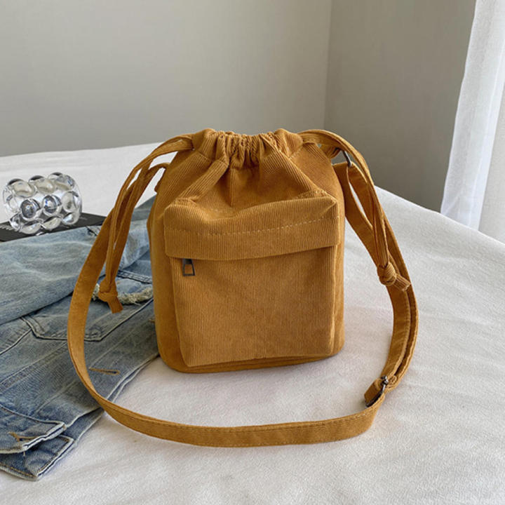 Fashion%20Drawstring%20Shoulder%20Bag%20Portable%20Casual%20Lightweight%20Corduroy%20Handbag%20Bucket%20Bag%20for%20Daily%20Use%20Streetwear%20Women's%20Accessories%20Fashionable%20Outings%20Essentials%20Carrier%20-%20Image%206
