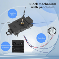 Quartz Pendulum Clock Movement With Black Hands,with Music Box Speaker,Battery Operated,Melody Mechanism for DIY Clock.