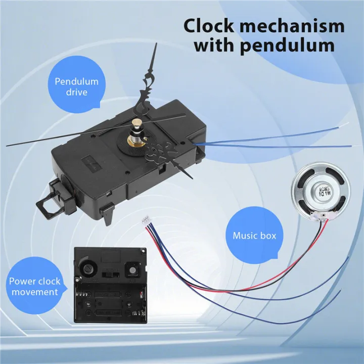 Quartz%20Pendulum%20Clock%20Movement%20With%20Black%20Hands,with%20Music%20Box%20Speaker,Battery%20Operated,Melody%20Mechanism%20for%20DIY%20Clock%20-%20Image%202