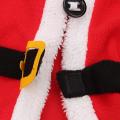 Male And Female Children Spring And Autumn Winter Long Sleeves Santa Claus Styling Dress Up Four Sets. 