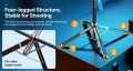 ULANZI MA09 Extendable Phone Tripod, 71" Selfie Stick Phone Vlog Tripod Stand Quadrapod with All in 1 Phone Clip, Travel Tripod Phone Holder with Rechargeable Remote for iPhone Sony Canon. 